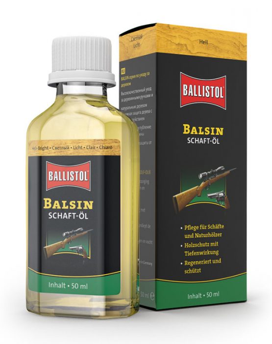 Масло для дерева BALSIN Schaftol hell 50ml (бесцветный)
