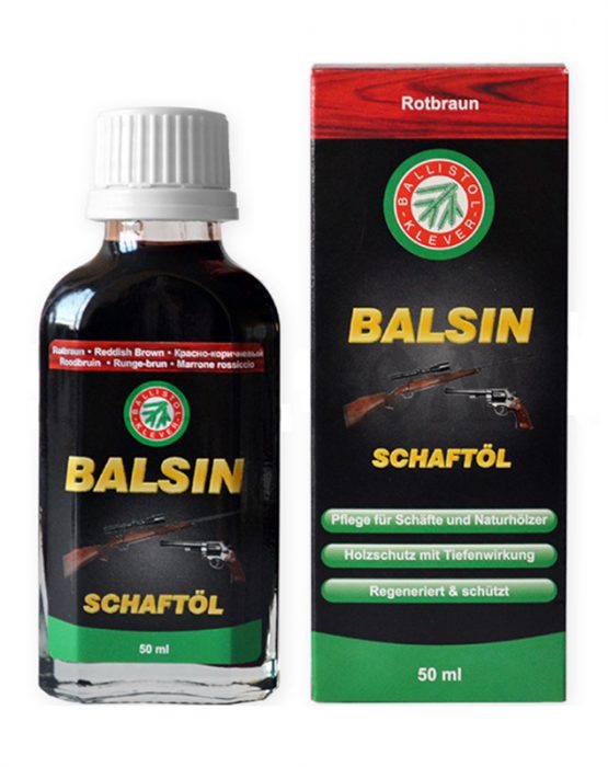 Масло для дерева BALSIN Schaftol rotbraun, 50ml (темно-коричневый)