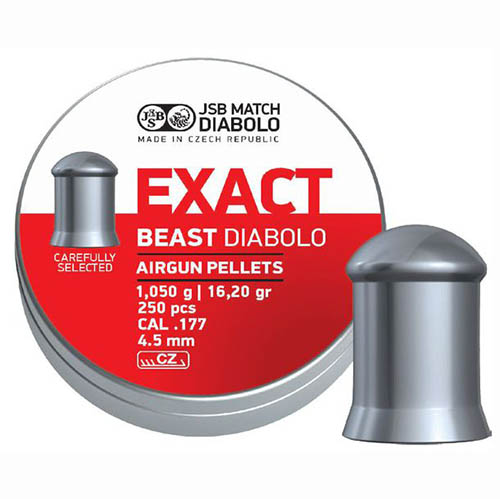 Пули JSB  «EXACT BEAST DIABOLO» 1,05 гр. 4,52мм 250шт