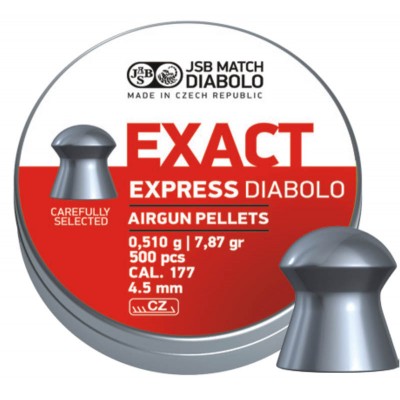 Пули JSB  «EXACT Express  DIABOLO» 0,510гр. 4,52мм 500шт