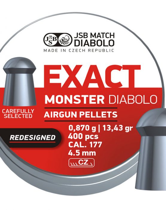 Пули JSB  «EXACT Monster Redesigned DIABOLO» 0,870гр. 4,52мм 400шт