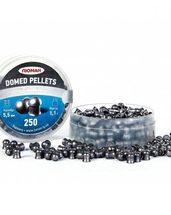 Пули «Люман» Domed pellets 5,5мм, 1,1г. по 250 шт.
