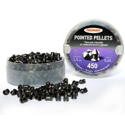 Пули «Люман» Pointed pellets, 0,68 г. по 450 шт.