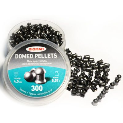 Пули «Люман» Domed pellets, 0,57 г. по 300 шт.
