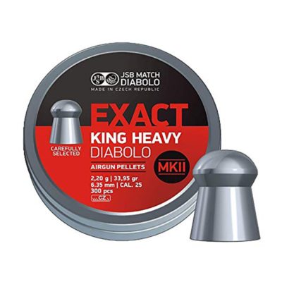 Пули JSB  «EXACT KING HEAVY MKII .25 DIABOLO» 2.20гр. 6,35мм.  300шт