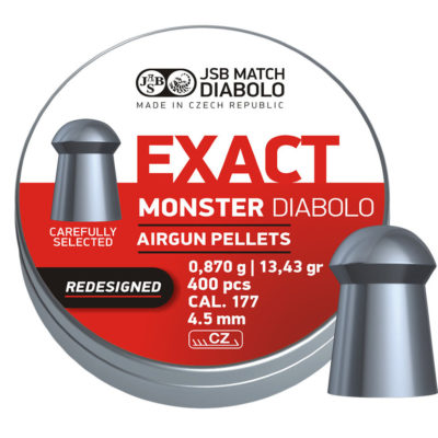 Пули JSB  «EXACT Monster Redesigned DIABOLO» 0,870гр. 4,52мм 400шт